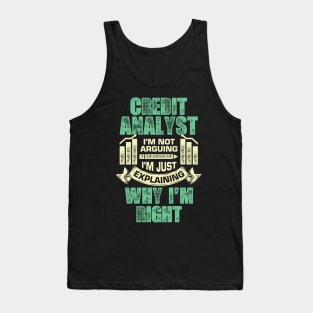 Funny Credit Analyst Gift Tank Top